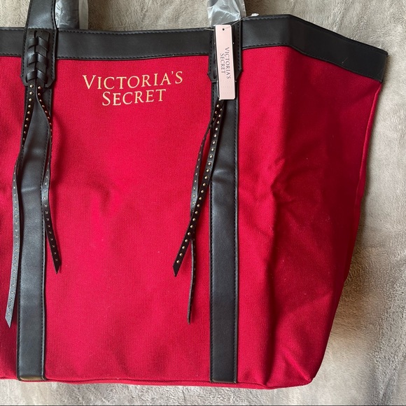 Victoria's Secret Red Tote Bag - Picture 4 of 11